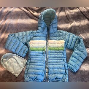 Cotopaxi women’s Fuego 800 fill goose fill jacket. Medium. Comes with stash bag